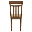 Robles - 5 Piece Rectangular Dining Table Set - Chestnut