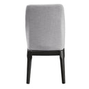 Madan - Side Chair (Set of 2) - Light Gray Linen & Gray Oak