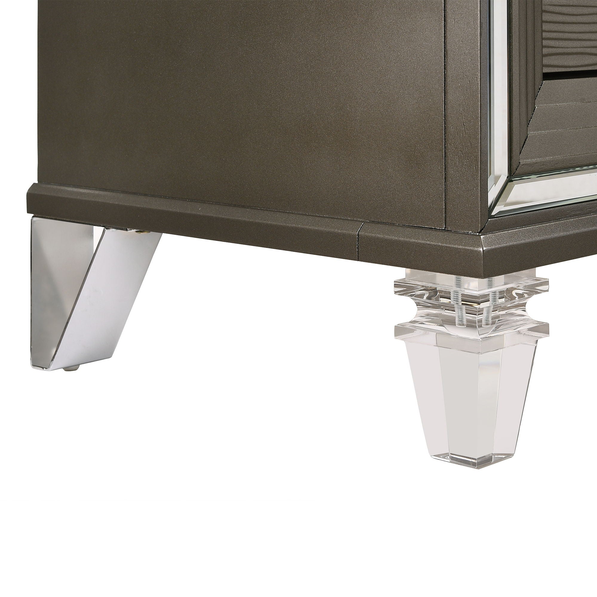 Twenty Nine - 2-Drawer Nightstand With USB - Dark Brown