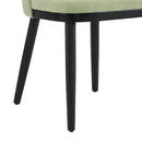 Modern Dining Chair With Curved Backrest