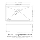 Modern Undermount Stainless Steel Kitchen Sink 16 Gauge, Deep Single Bowl