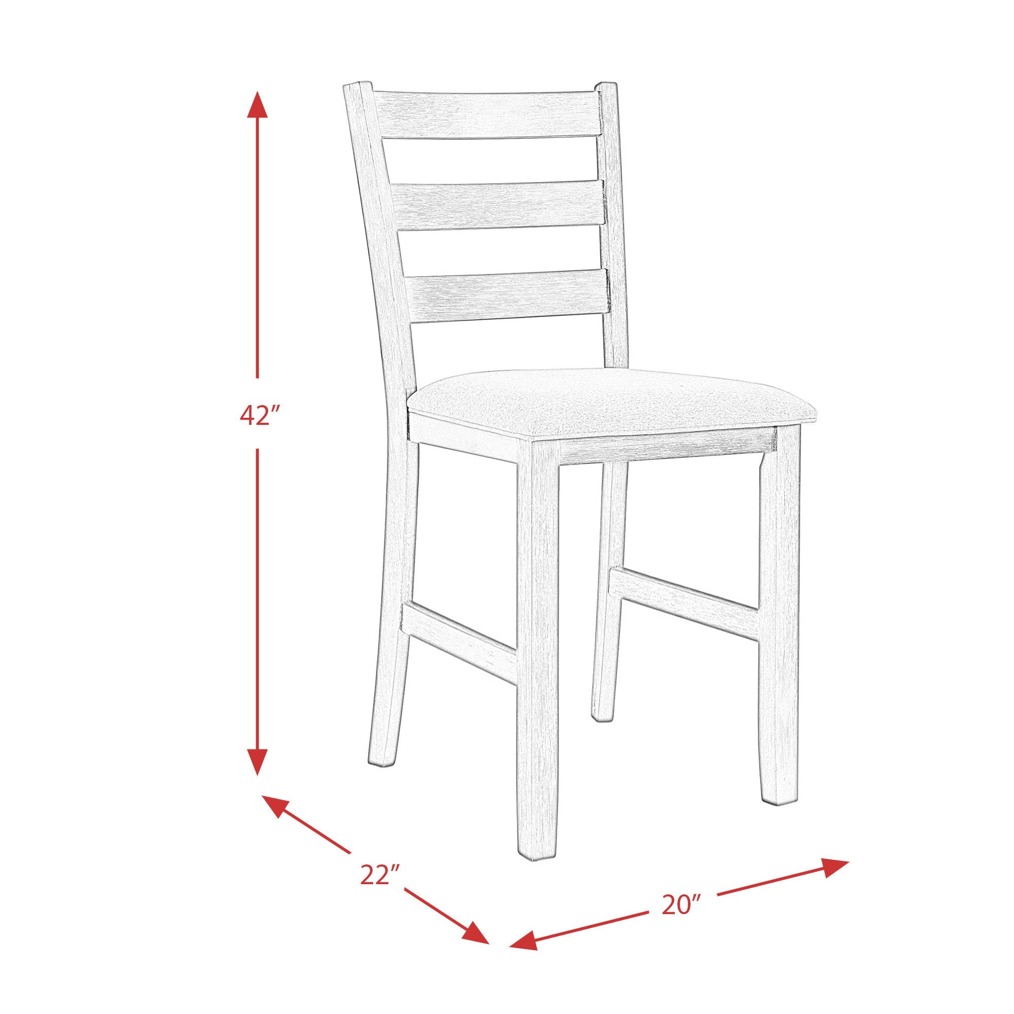 Martin - Counter Side Chair (Set of 2)