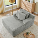 Modern Single Lazy Sofa Lounge Chair With High Density Foam