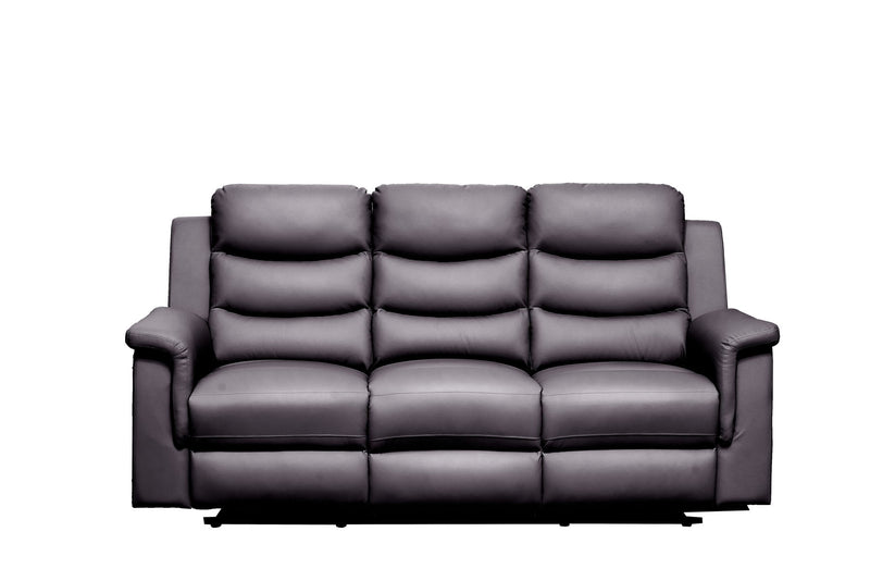 Reclining Sofa With Middle Console Slipcover, Stretch 3 Seat Reclining Sofa Covers - Black