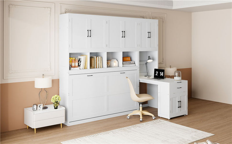 Murphy Wall Bed With Closet, Drawers & Desk
