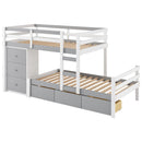 Loft Bunk Bed With Drawers And Ladder