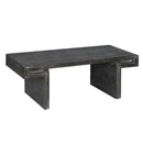 American Vintage Industrial Coffee Table, Double Tier Design