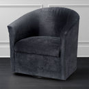 Eden - Swivel Chair With Microfiber Upholstery And Hardwood Frame