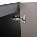 Contemporary Freestanding Bathroom Vanity With Resin Sink & Soft-Close Cabinet Doors