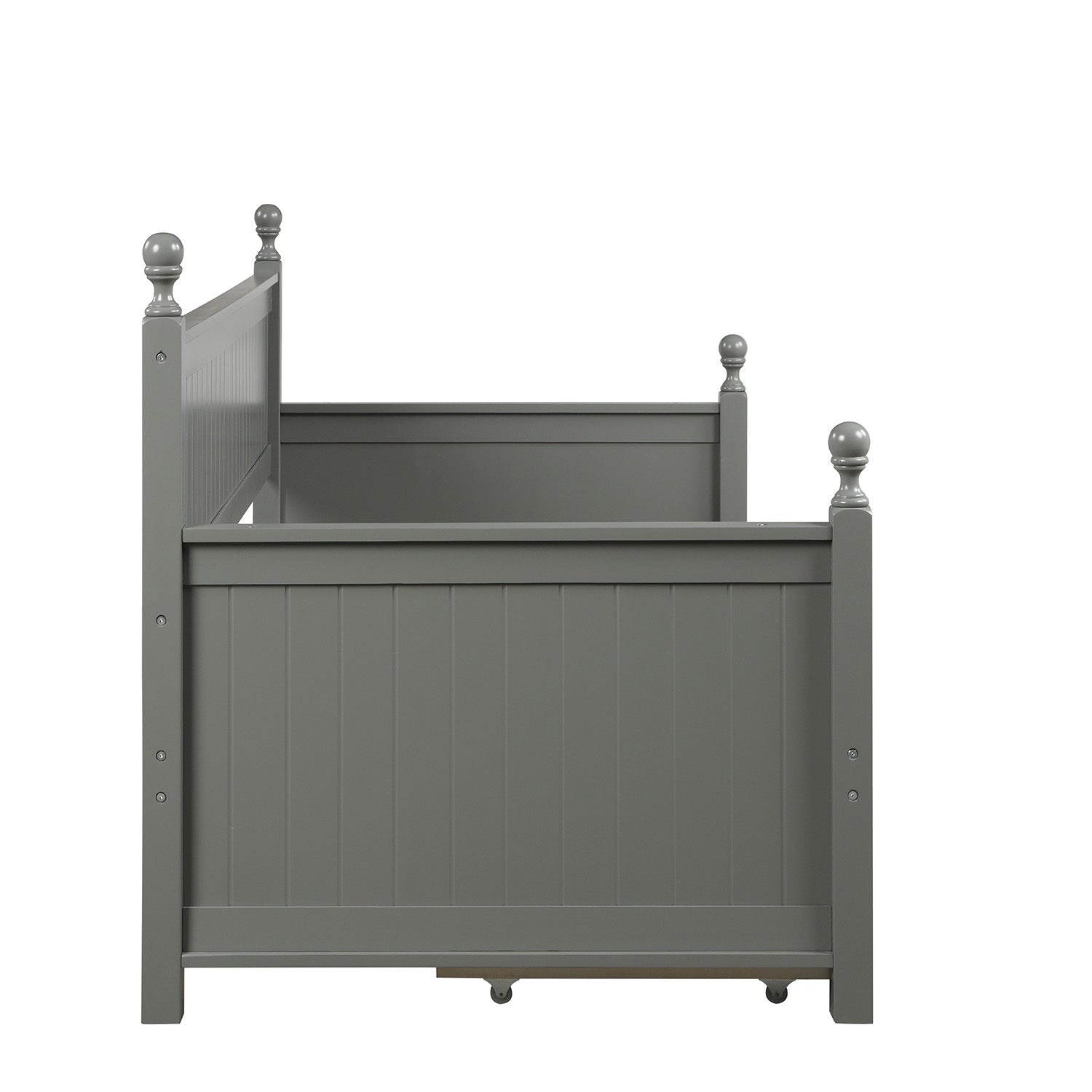 Wood Daybed with Three Drawers ,Twin Size Daybed,No Box Spring Needed ,Gray - Atlantic Fine Furniture Melbourne FL