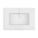 Premium Rectangular Vanity Top With Single Faucet Hole And Overflow