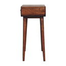 Mini Dressing Table With Foldable Mirror - Caramel