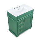 Freestanding Bathroom Vanity With Sink, Soft Closing Door, Tip Out Drawer