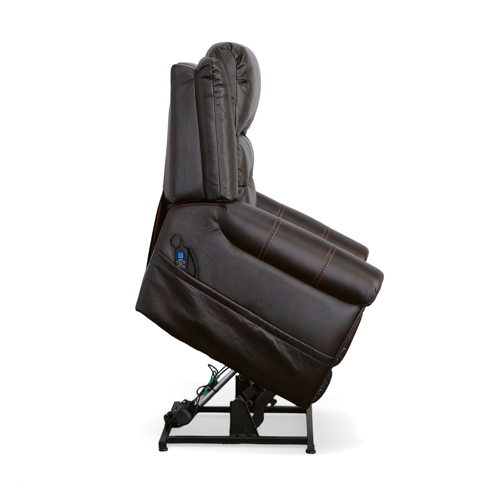 Oscar - Power Lift Recliner With Right-Hand Control & Power Headrest - Molasses