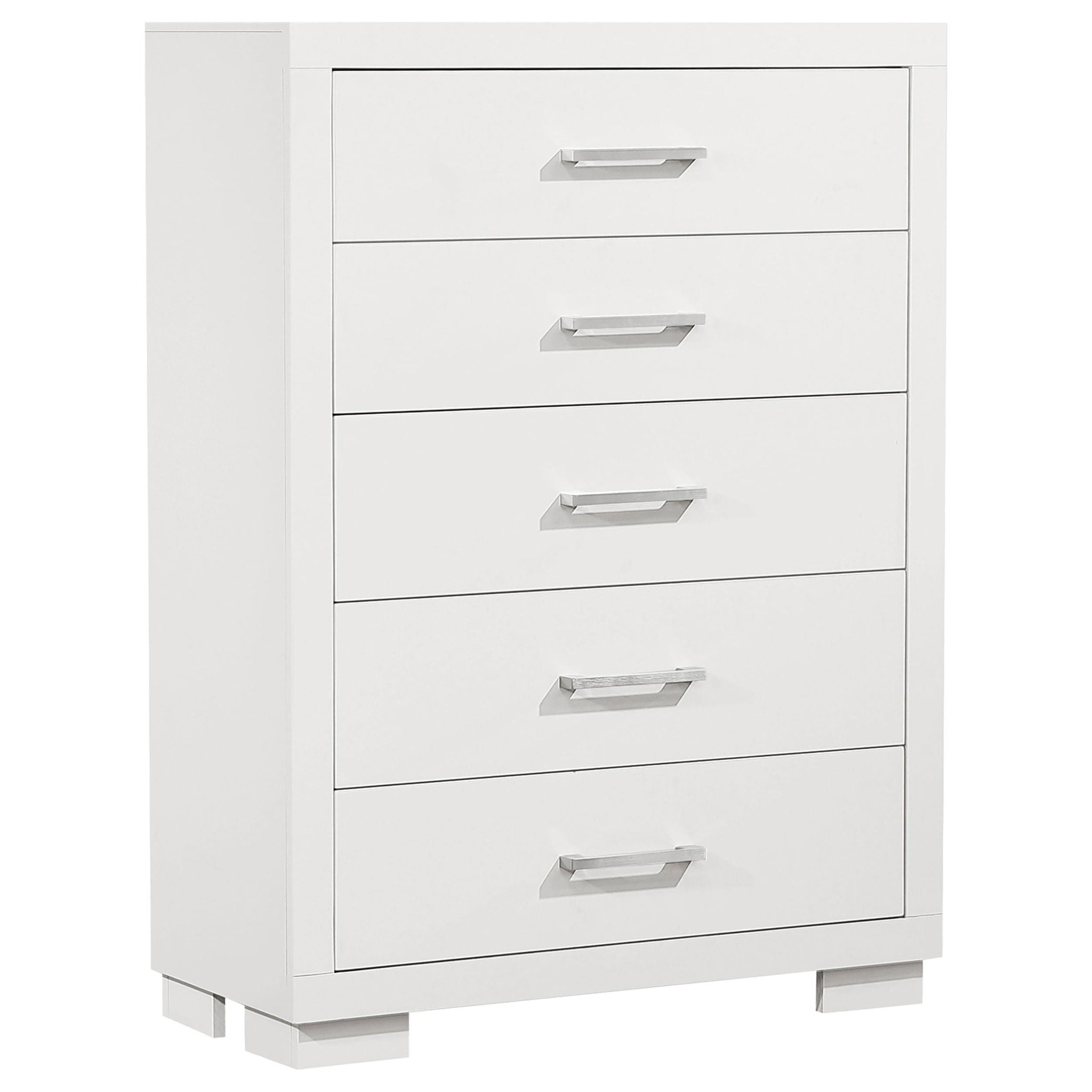 Jessica 5-drawer Bedroom Chest Snow White