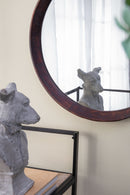 Transitional Decor Style Wall Mirror Decor With Frame For Bathroom