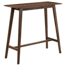 Finnick - Rectangular Pub Heigh Bar Table - Walnut - Atlantic Fine Furniture Inc