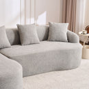 Combined Sofa With 4 Pillows