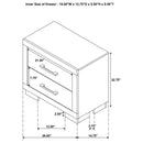 Jessica - Bedroom Set With LED - Atlantic Fine Furniture Inc