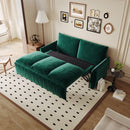 Pull Out Sofa Bed, 3 Seat Convertible Sleeper Sofa With 2 In 1 Pillow And Blanket Set