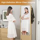 360 Degrees Rotating Makeup Cabinet With Full-Length Mirror, Jewelry Storage
