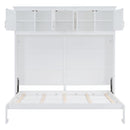 Murphy Modern Bed With Top Cabinets For Space Saving And Comfort