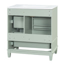 Freestanding Bathroom Vanity With Sink, Soft Close Door, 3 Drawers