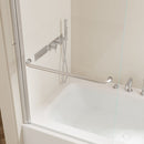 Bathtub Shower Door With 6mm Tempered Glass
