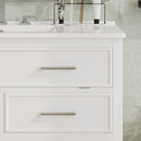 Bathroom Vanity With Ceramic Sink, Tip Out Tray & 2 Full Extension Drawers