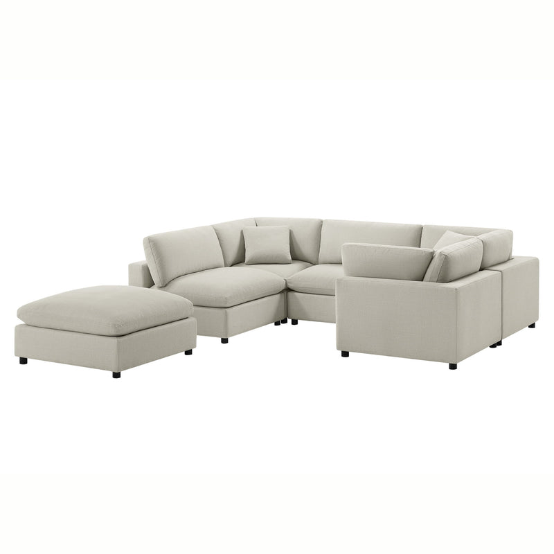 Cassandra - Modular 6 Piece Sectional - Beige