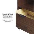 Modern Minimalist Curved Top Nightstand