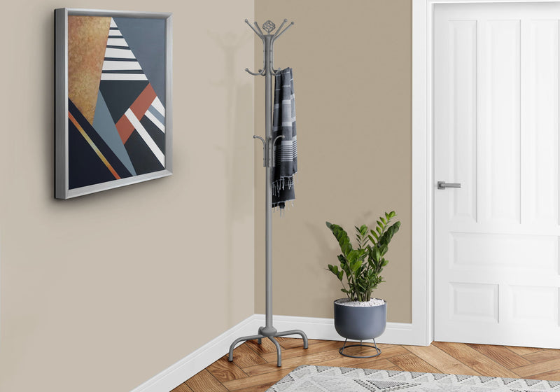 Free Standing Coat Rack 12 Hooks For Entryway