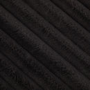 Modern Upholstered Round Ottoman Coffee Table With Storage Shelf