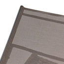 Kauai - Modern Outdoor Mesh Chaise Lounge With Adjustable Backrest - Brown Multi