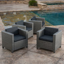 Stylish Outdoor Club Chair With Weather Resistant Cushions