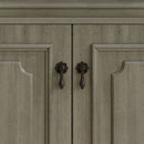 Vintage Bathroom Vanity With Sink, Rustic Cabinet With Soft Close Doors