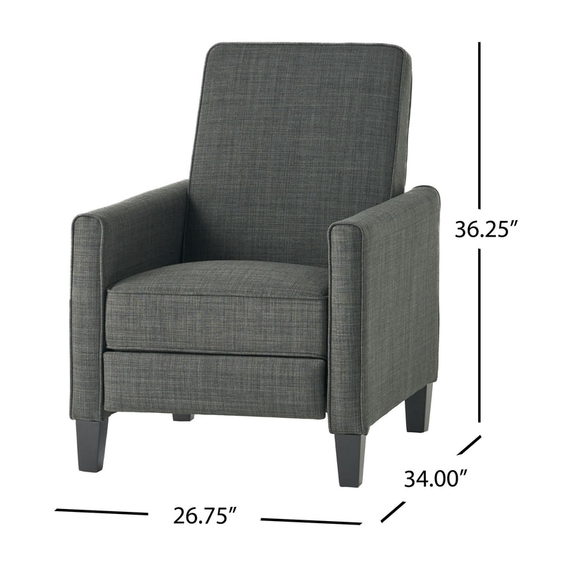 Linen Push Back Chair For Elegant Home