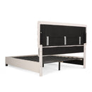 Cumulus - Fully Upholstered Fabric Queen Bed Set - Ivory