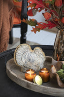 Resin Turkey With Pumpkin Rustic, For Harvest Festival Fall Festival & Thanksgiving Table Decorations (Set of 2) - Gray