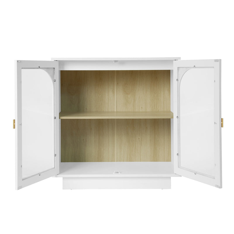 Storage Cabinet With Acrylic Door For Living Room