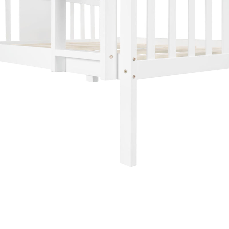 Bunk Bed With Ladder For Bedroom, Guest Room Furniture