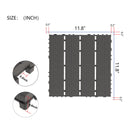 Interlocking Plastic Deck Tiles, Waterproof Outdoor / Indoor Patio Flooring