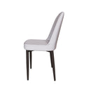 Modern Dining Chair With Cushions And Metal Legs