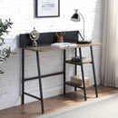 Garima - Writing Desk - Rustic Oak & Black