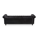 Chesterfield Style 3 Seater Sofa With Deep Button Tufting