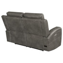 Brickston - Triple Power Reclining Loveseat