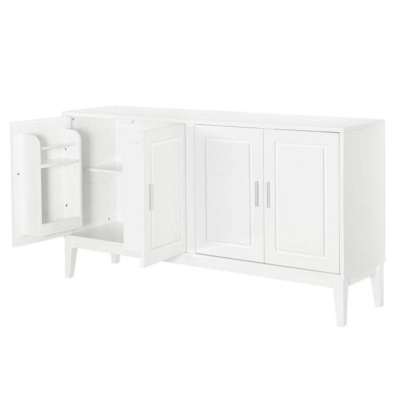 4 Door Sideboard Storage Cabinet With Door Shelf