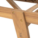 Catania - Outdoor Rope Chaise Lounge (Set of 2) - Teak / Beige