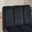 Upholstered Armless Chair For Living Room