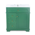 Freestanding Bathroom Vanity With Sink, Soft Closing Door, Tip Out Drawer